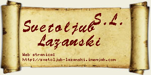 Svetoljub Lazanski vizit kartica